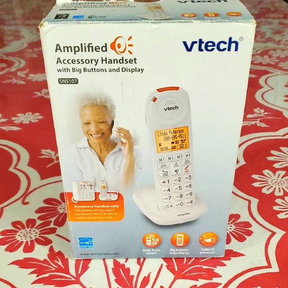 VTech Amplified Accessory Handset with Big Buttons - Picture 1 of 8